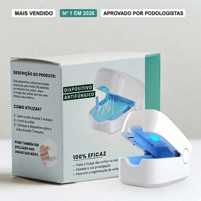 Aparelho laser portátil para a limpeza de unhas com micose, com ecrã digital e alimentação USB